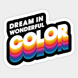 The DINKs - Dream In Wonderful Color Sticker